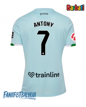 Real Betis Antony #7 Tricou Fotbal Replică 2025-26 Barbati Deplasare